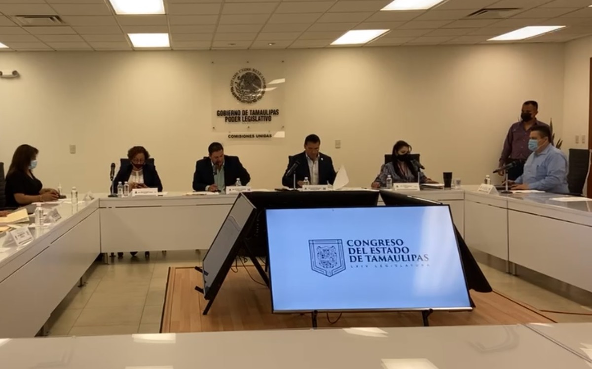 Comisión de Estudios Legislativos y la de Justicia del Congreso de Tamaulipas. (Facebook)
