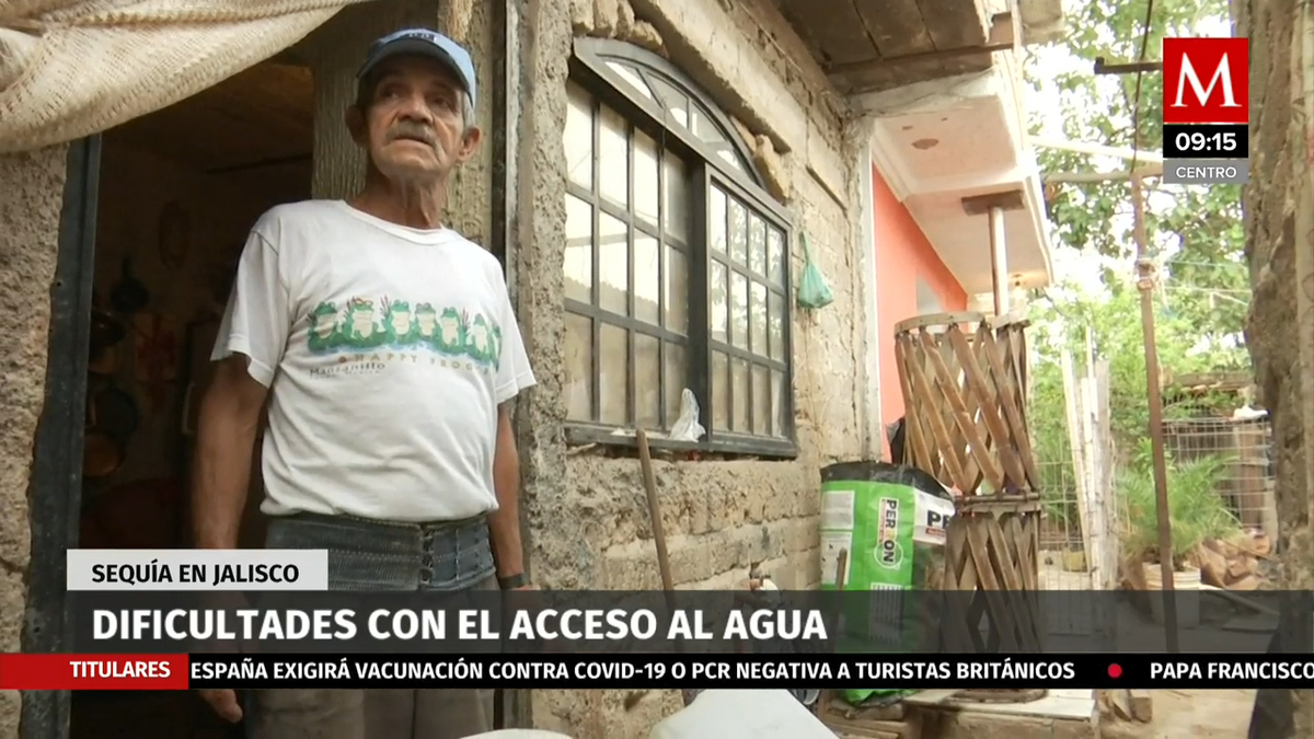 Dificultades con el acceso al agua por sequía en Jalisco