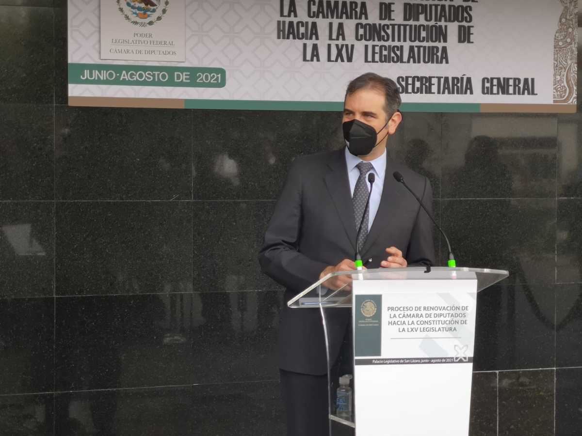 Lorenzo Córdova, consejero presidente del INE. (Especial)