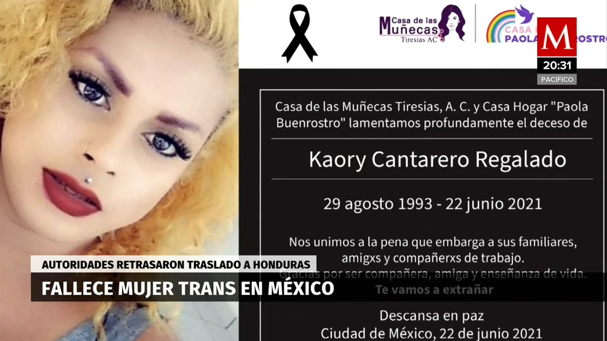 Murió mujer trans de Honduras en CdMx; familiares piden repatriación