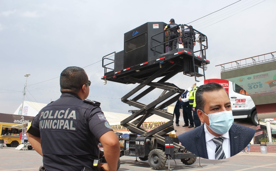 Refuerzan operativos de elementos de SSP para Feria de Verano. Foto: Archivo (Dany Béjar)