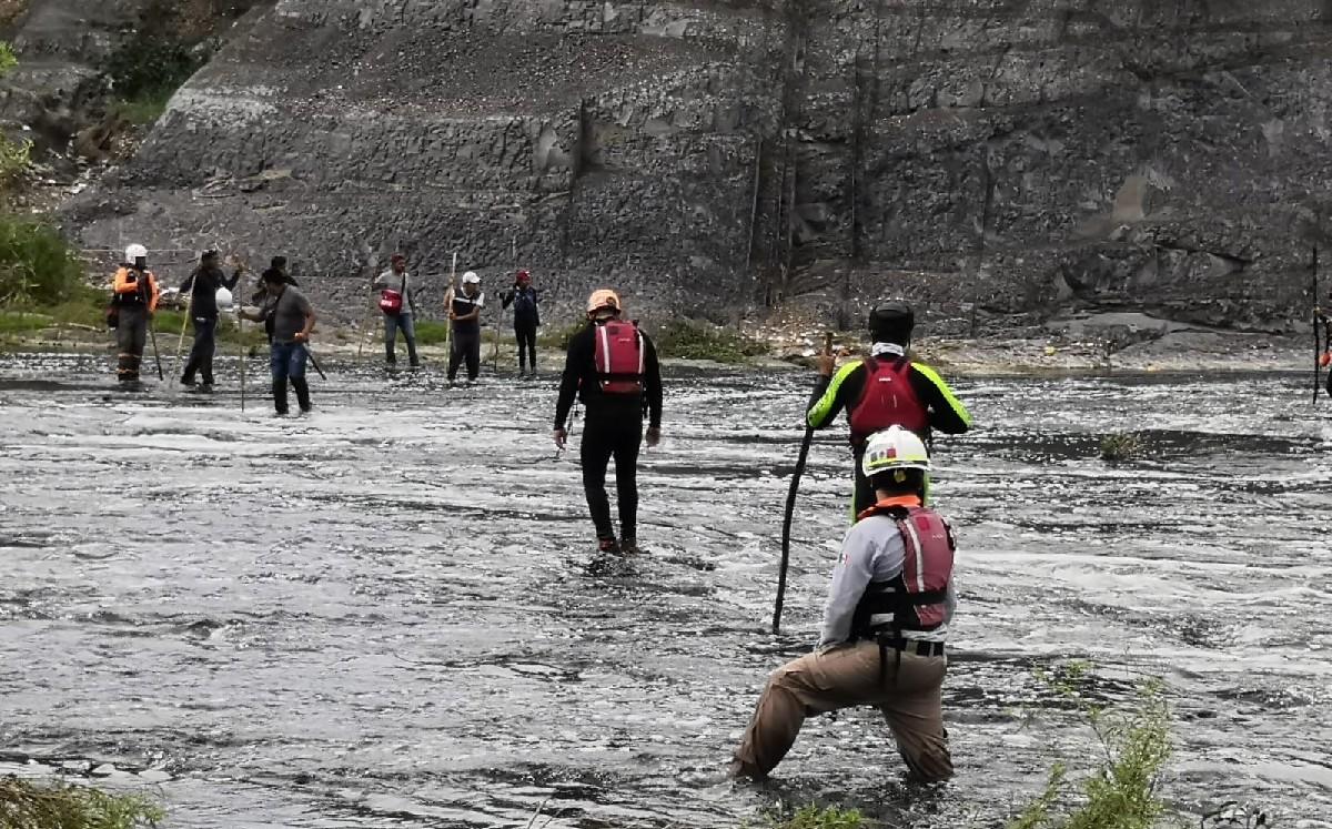 Amplían búsqueda de mujer desaparecida en río hasta Juárez. Foto: Alexandra Amao
