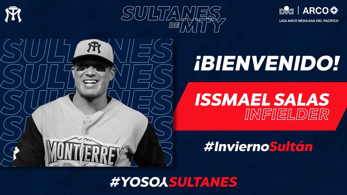 El mítico Issmael Salas esta de vuelta con los Sultanes de Monterrey. (Instagram Sultanes)