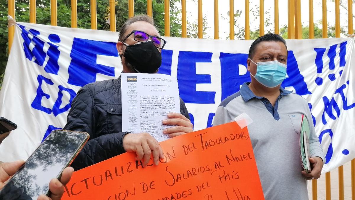 Oaxaca. Sindicatos universitarios protestan