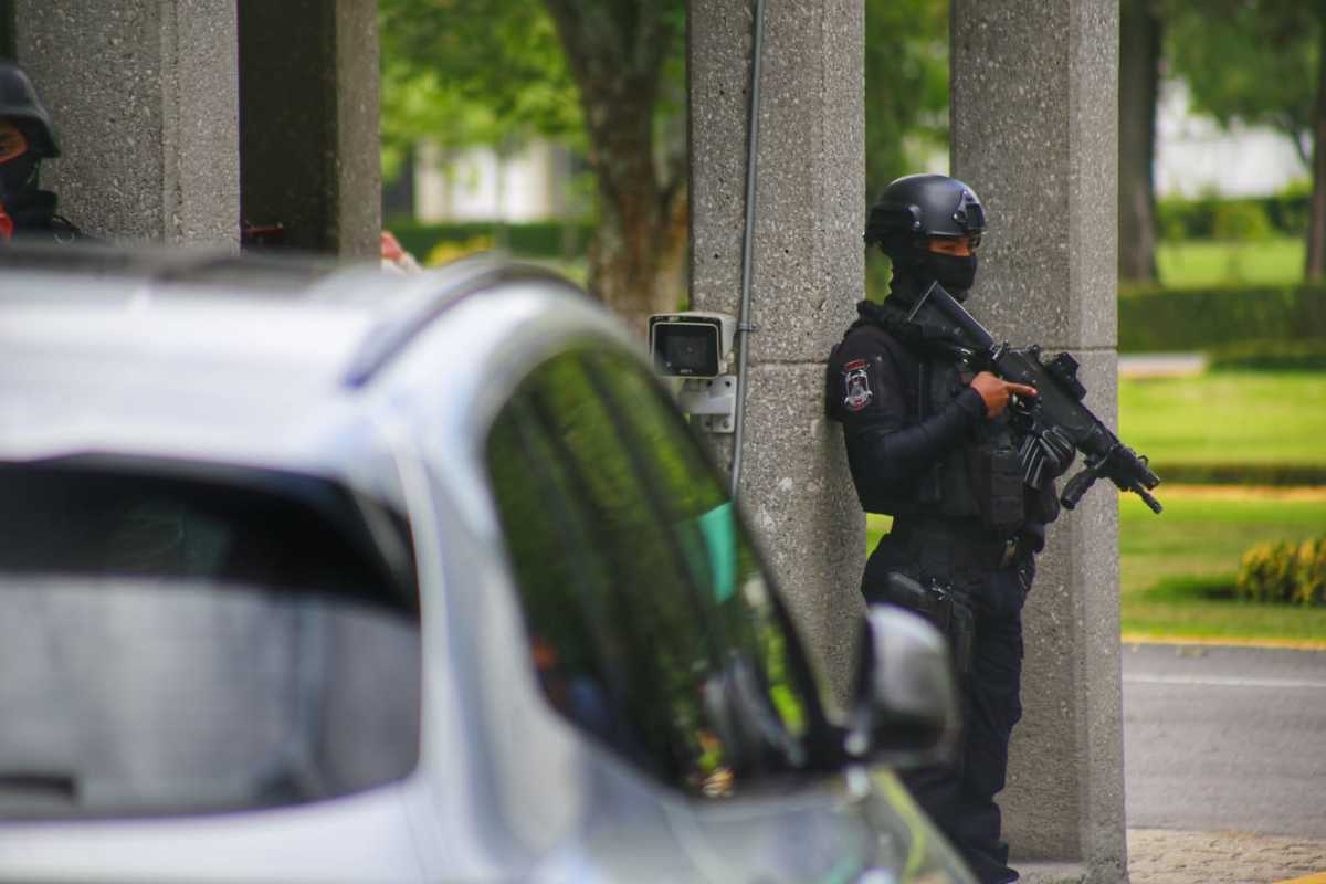 La Universidad de las Américas Puebla fue tomada por la Policía Estatal de Puebla | Andrés Lobato