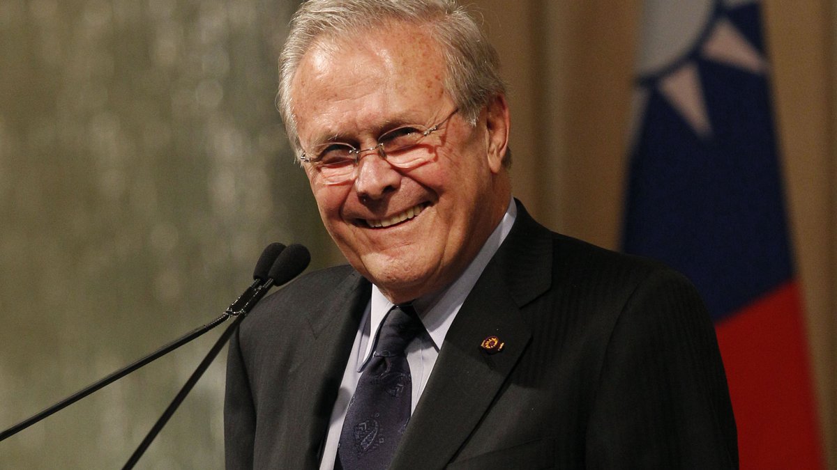 Donald Rumsfeld, ex secretario de Defensa de Estados Unidos. | Archivo, AP