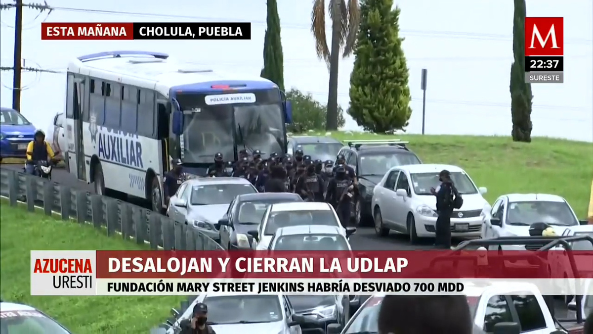 Policía Estatal en Puebla toma las instalaciones de la Udlap