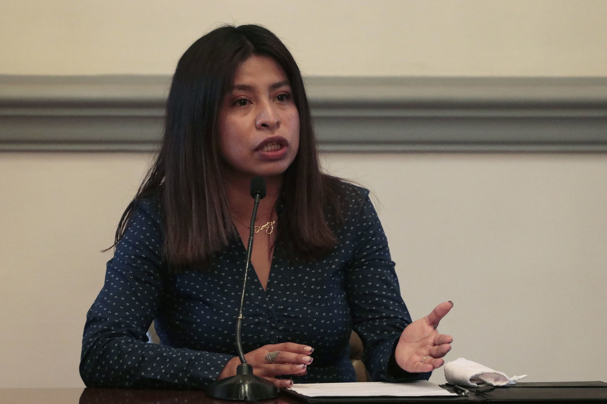 Yolatl Dioney Cuanal Cerezo, directoria del IMD. (Agencia Enfoque)