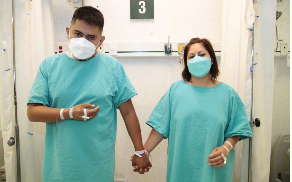 Berenice le donó un riñón a su esposo Marco Antonio | IMSS