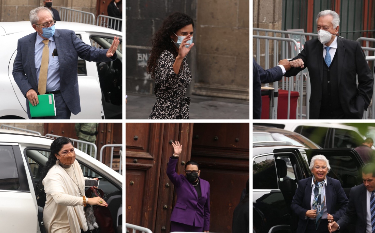Funcionarios de la Cuarta Transformación celebraron el aniversario de las elecciones de 2018. (Octavio Hoyos)