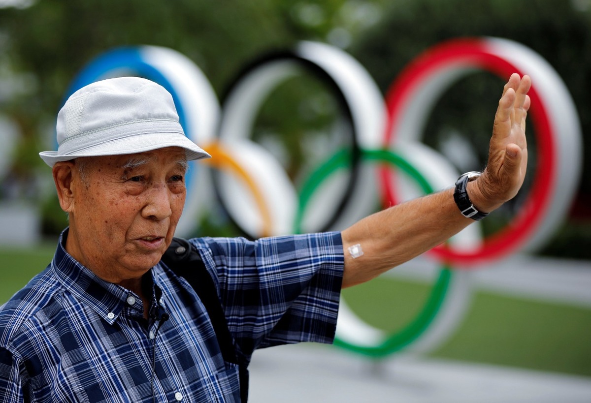 Kohei Jinno fue desalojado de su casa para la construcción del Estadio Nacional que albergó los Juegos Olímpicos de Tokio 1964. (Reuters)