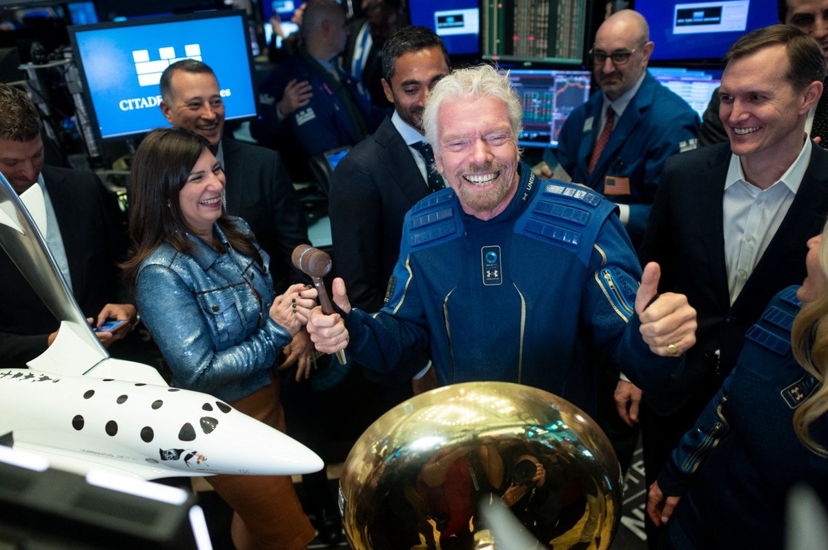 El multimillonario británico Richard Branson planea viajar al espacio el 11 de julio | Foto: AFP