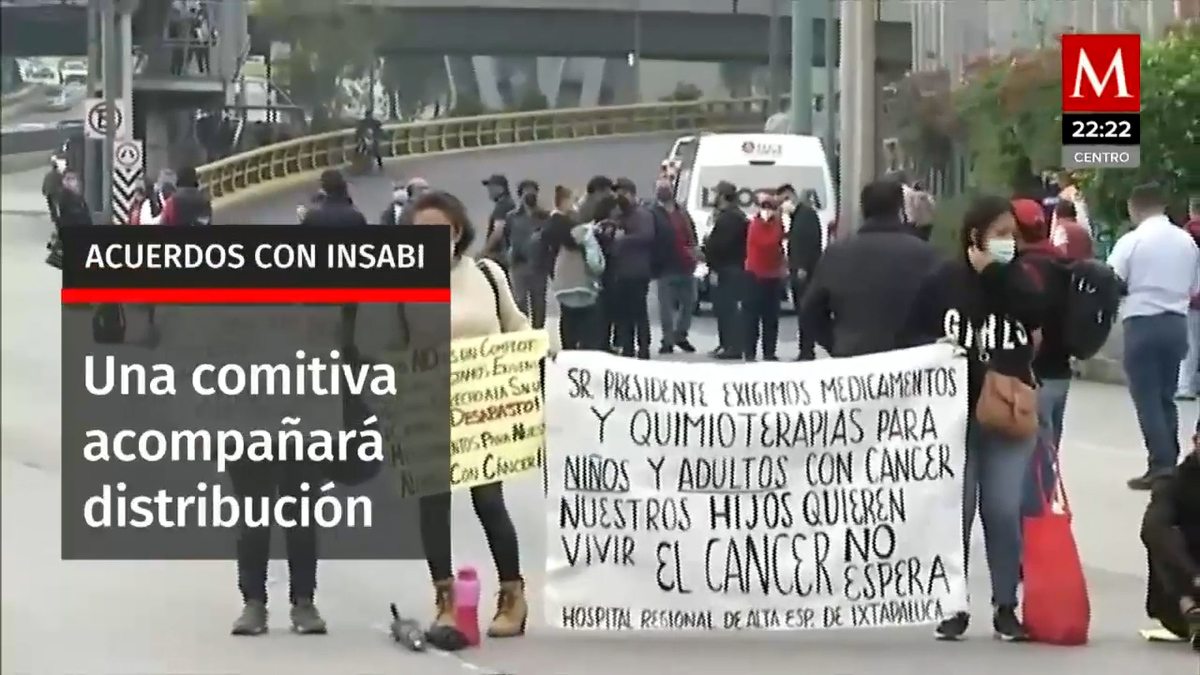 Tras 8 horas, padres de niños con cáncer retiran bloqueo en el AICM
