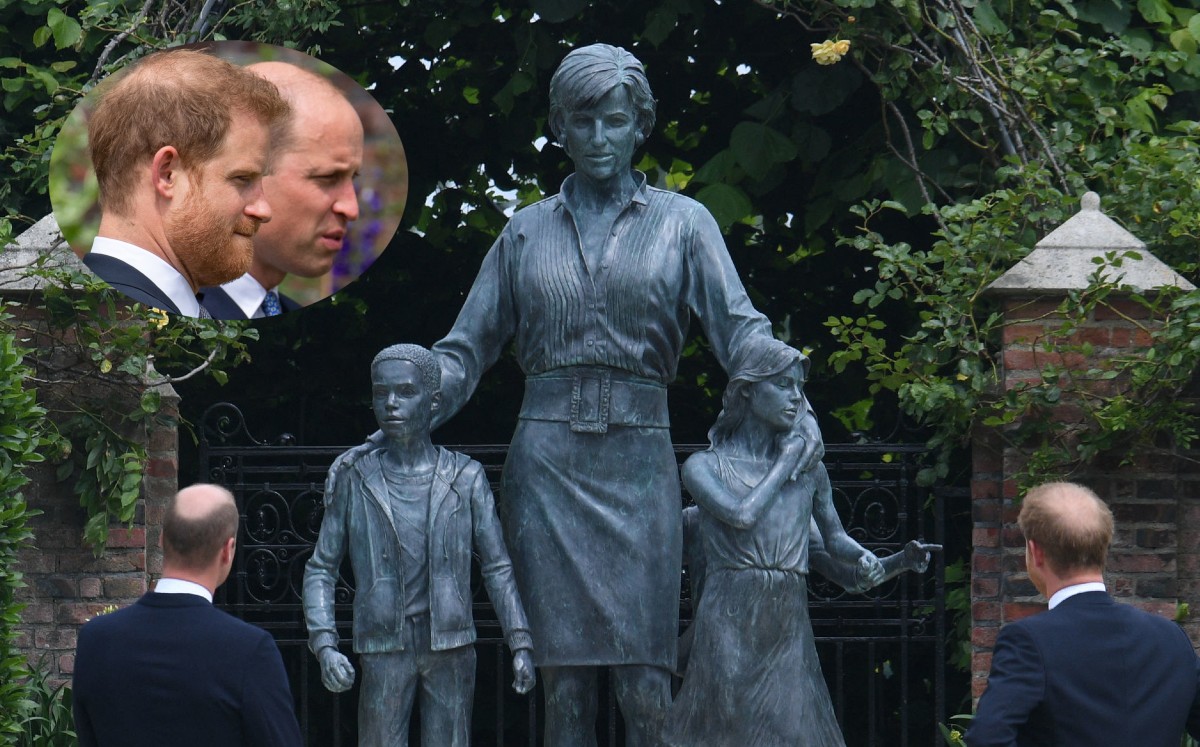 Príncipe William se reencuentra con Harry (AFP).
