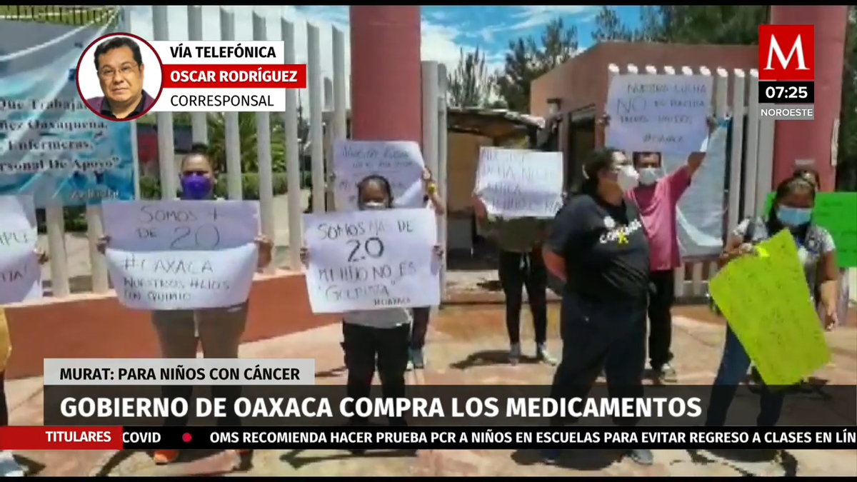 Gobierno de Oaxaca compra los medicamentos para niños con cancer