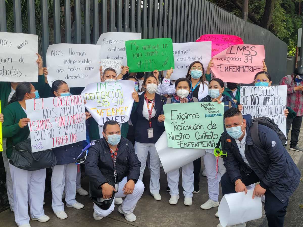 La manifestación se llevó a cabo en avenida Insurgentes sin afectar la vialidad. (Ramón Ramírez)