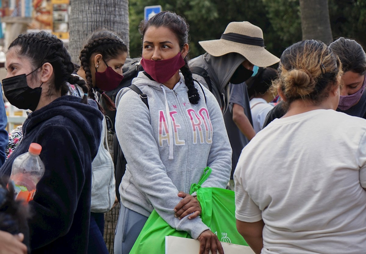 La mujer y uno de sus hijos fueron levantados por el CJNG; no supo más de él. (EFE)