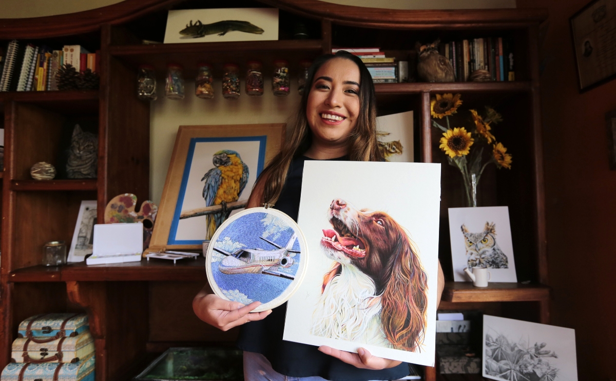 Bordados hiperrealistas en Toluca | Tania Contreras