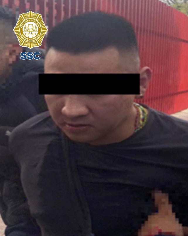 Elementos de la SSC detuvieron al presunto atacante en el lugar. (Especial)