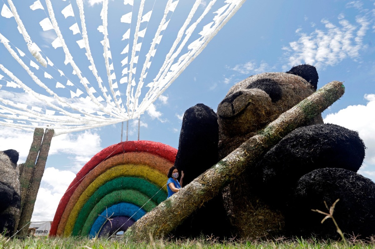 Festival de la Paja en Atlixco, Puebla. (EFE)