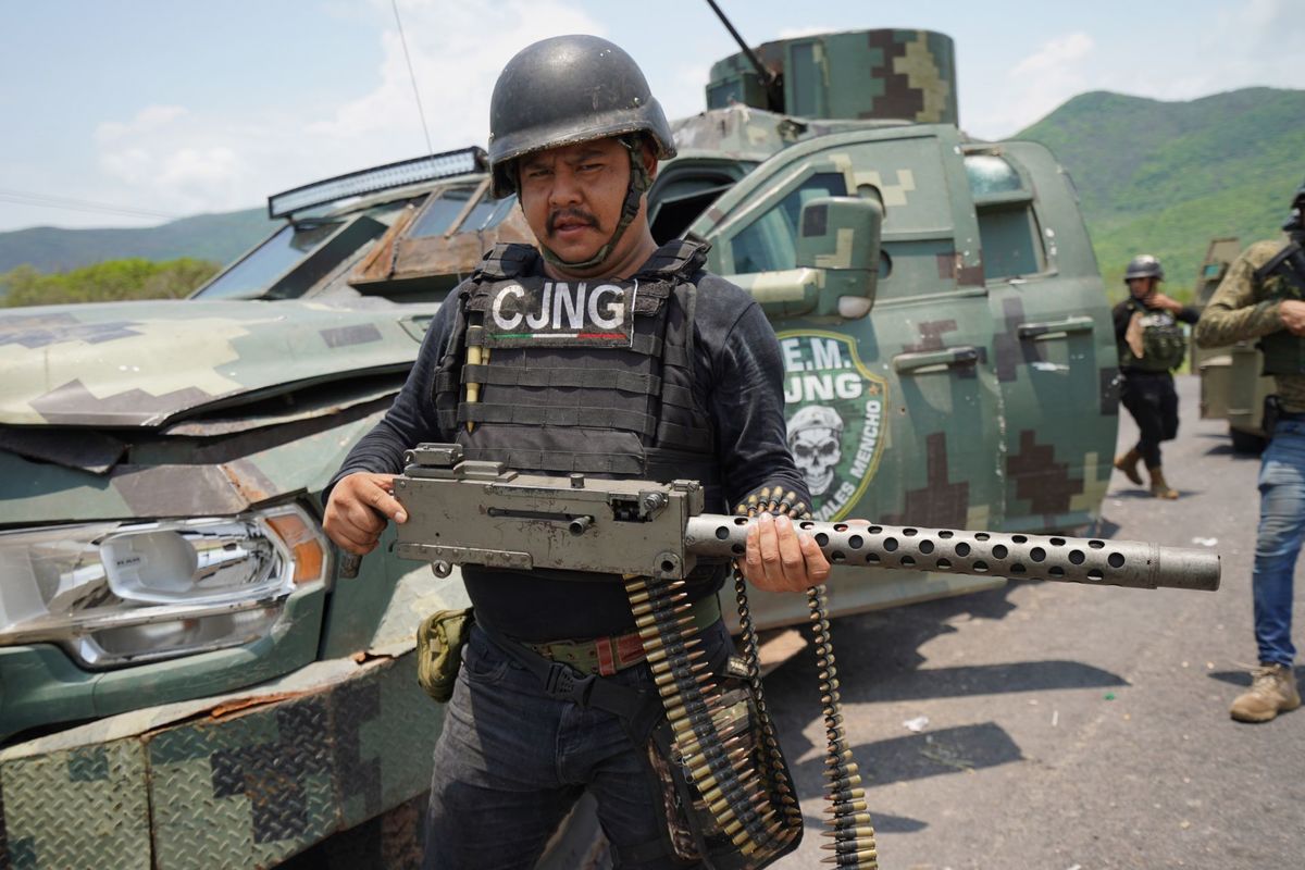 El grupo criminal usa armas de alto poder. (Cuartoscuro)