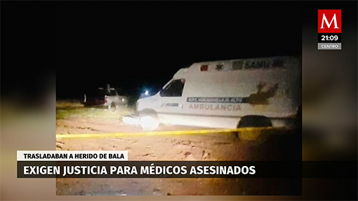Exigen justicia por los médicos asesinados en Zacatecas