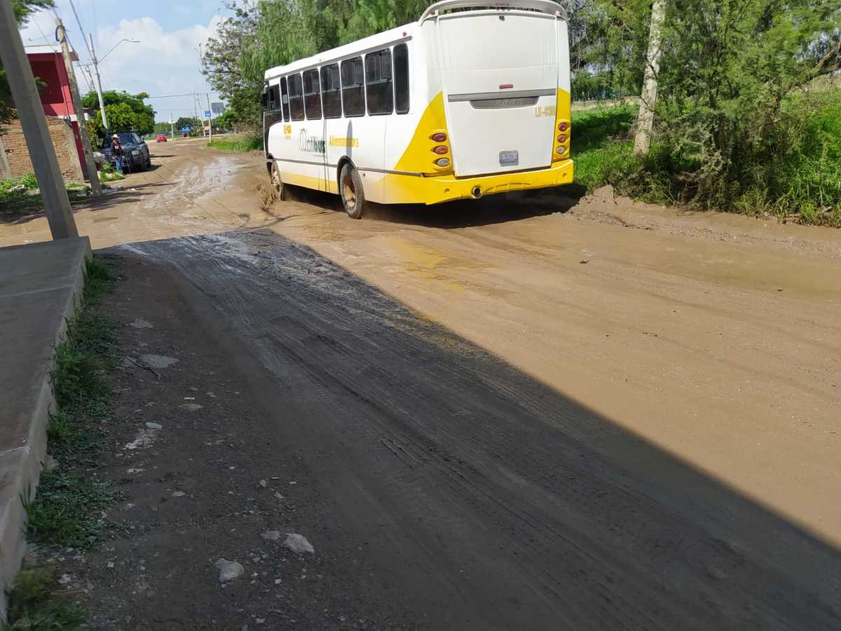 Sin pavimentación/ Foto: Juan Galván