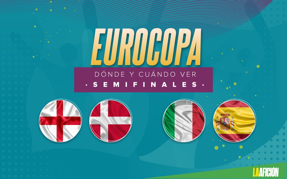 Agenda semifinales de la Eurocopa 2020