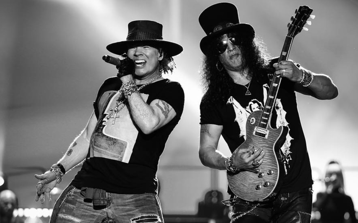 Axl Rose y Slash. (Instagram @gunsnroses)