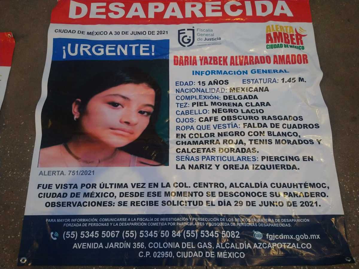 Desaparece menor en la alcaldía Cuauhtémoc. (César Velázquez)