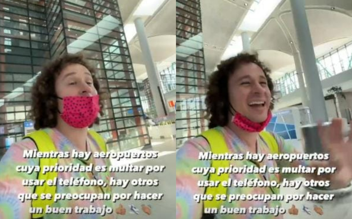 Luisito Comunica recuerda episodio en el AICM (Instagram).