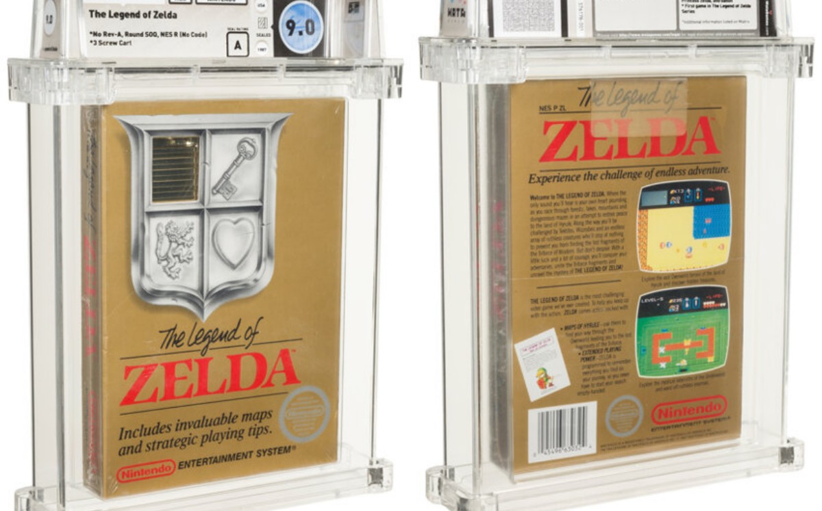 Venden copia de The Legend of Zelda en más de 2 mdp (Heritage Auctions).