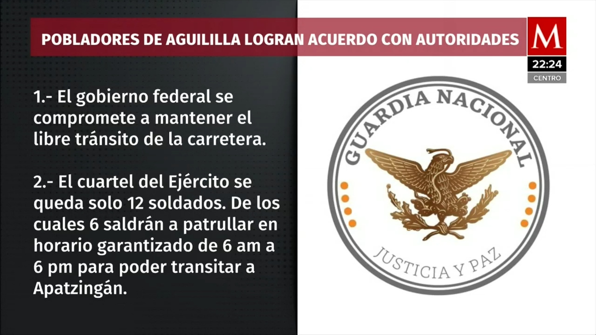 Autoridades reabrirán carretera a Aguililla