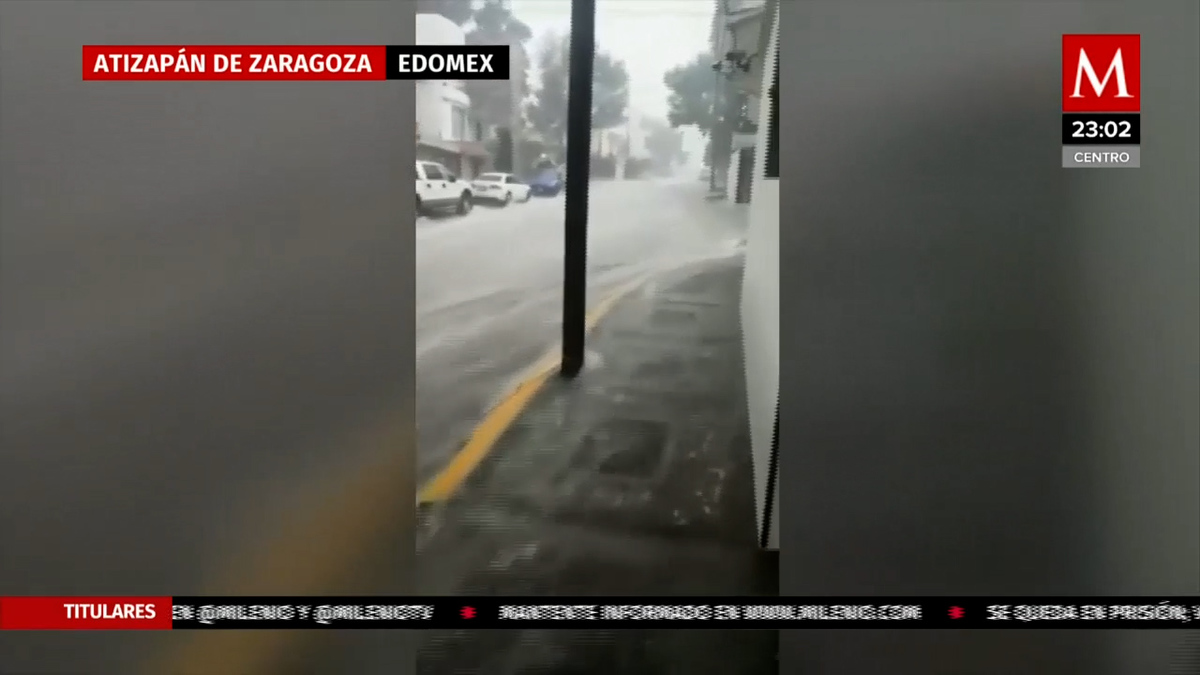 Inundaciones en 51 casas del Valle de México, tras las lluvias