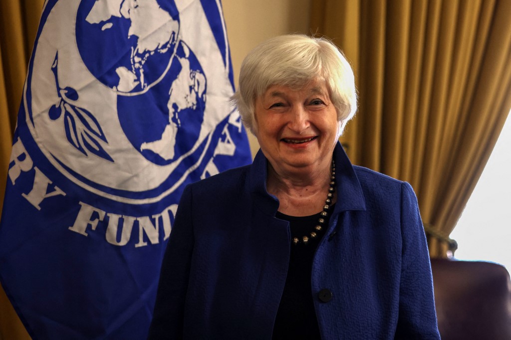Janet Yellen, secretaria del Tesoro de Estados Unidos. (AFP)