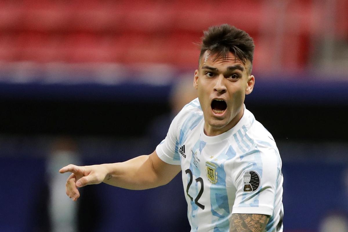 Lautaro Martínez, delantero de Argentina (EFE)