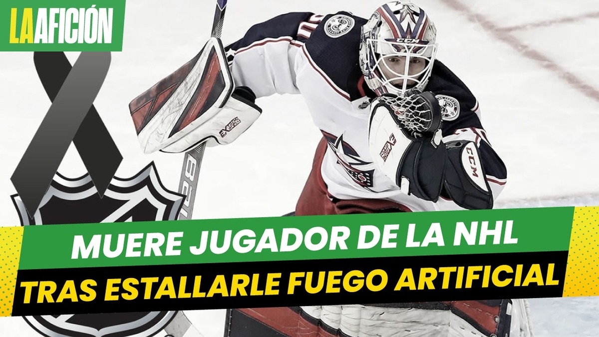 Muere jugador de NHL tras estallarle un fuego artificial en el pecho