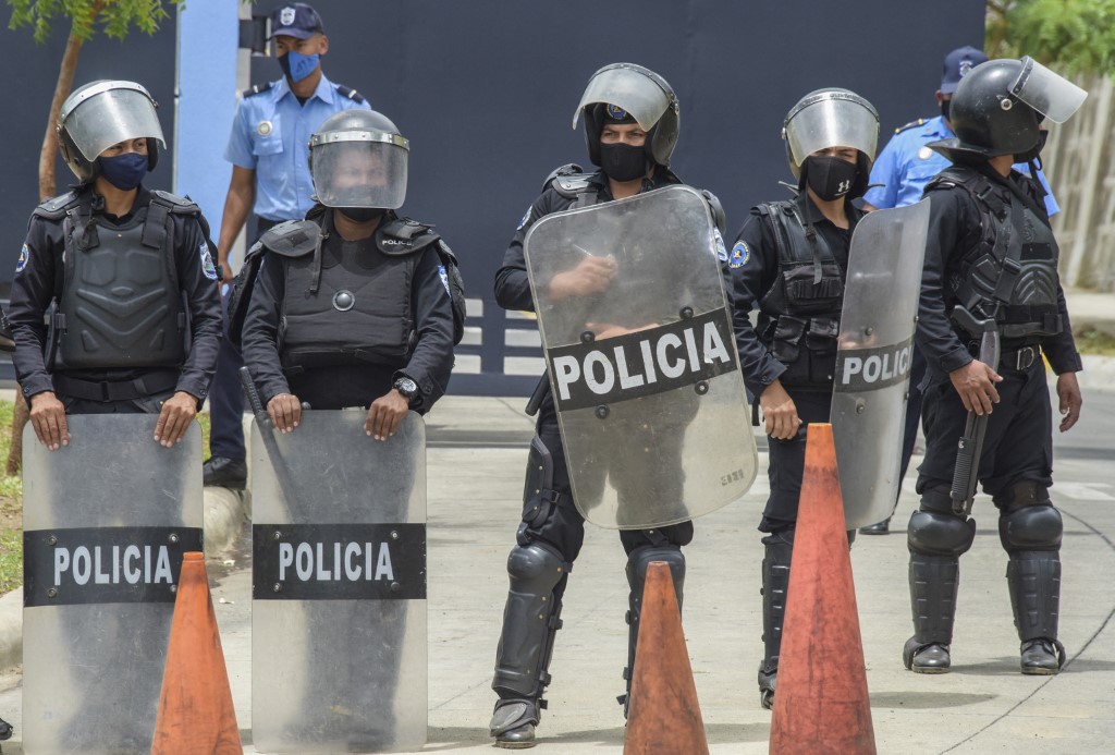 La Policía Nacional de _Nicaragua ha realizado varias detenciones a opositores a Daniel Ortega. | AFP