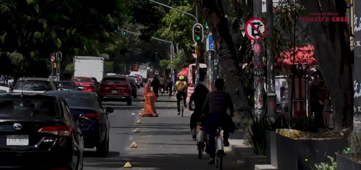 Ciclovía en Insurgentes. (Especial)