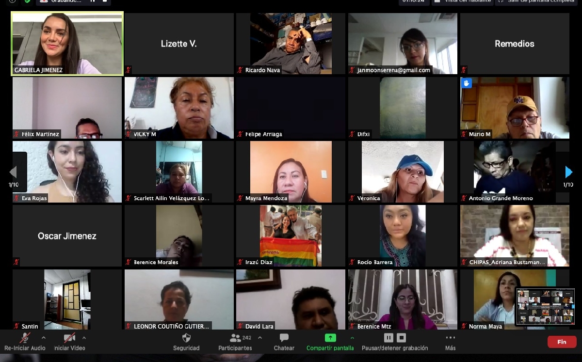 En el evento virtual acudieron más de 250 personas de todo el país. (Especial)