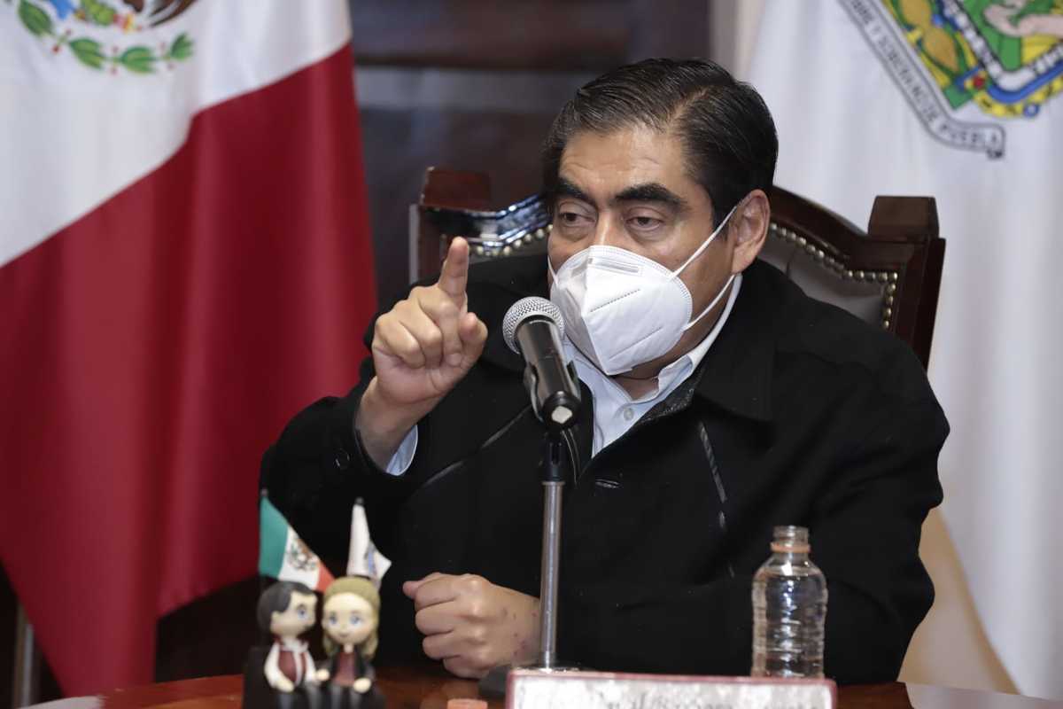 Miguel Barbosa, gobernador de Puebla. (Especial)