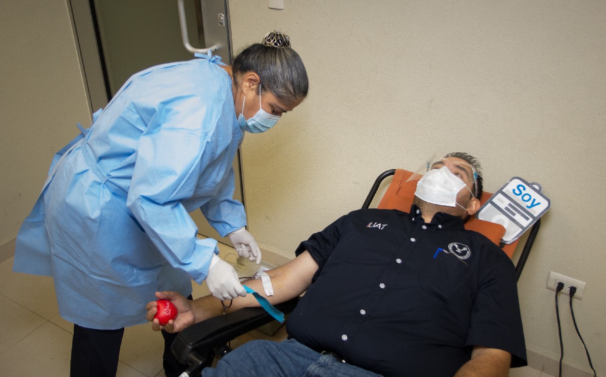Donación de sangre en Tamaulipas. (Cortesía)