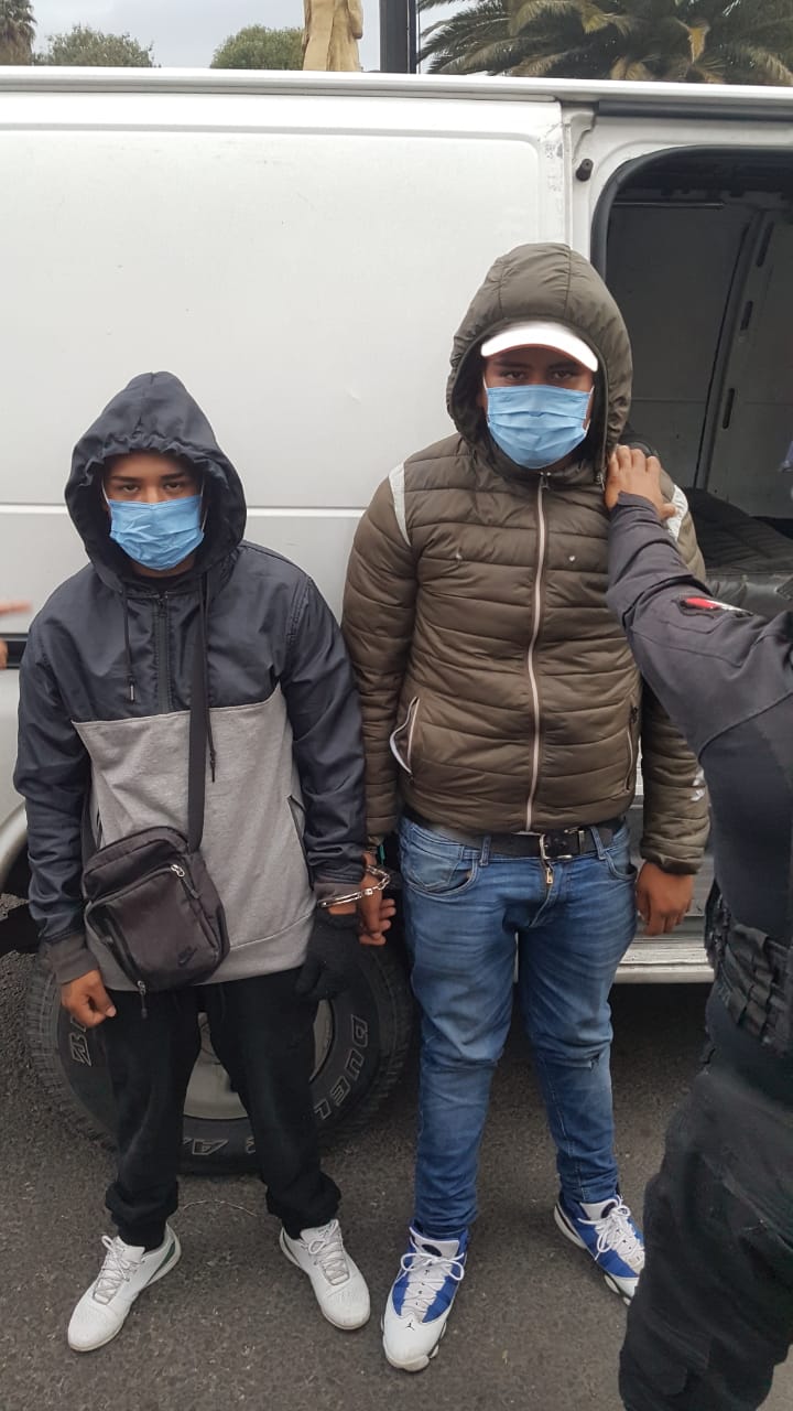 Fueron capturados por un operativo implementado en la zona.