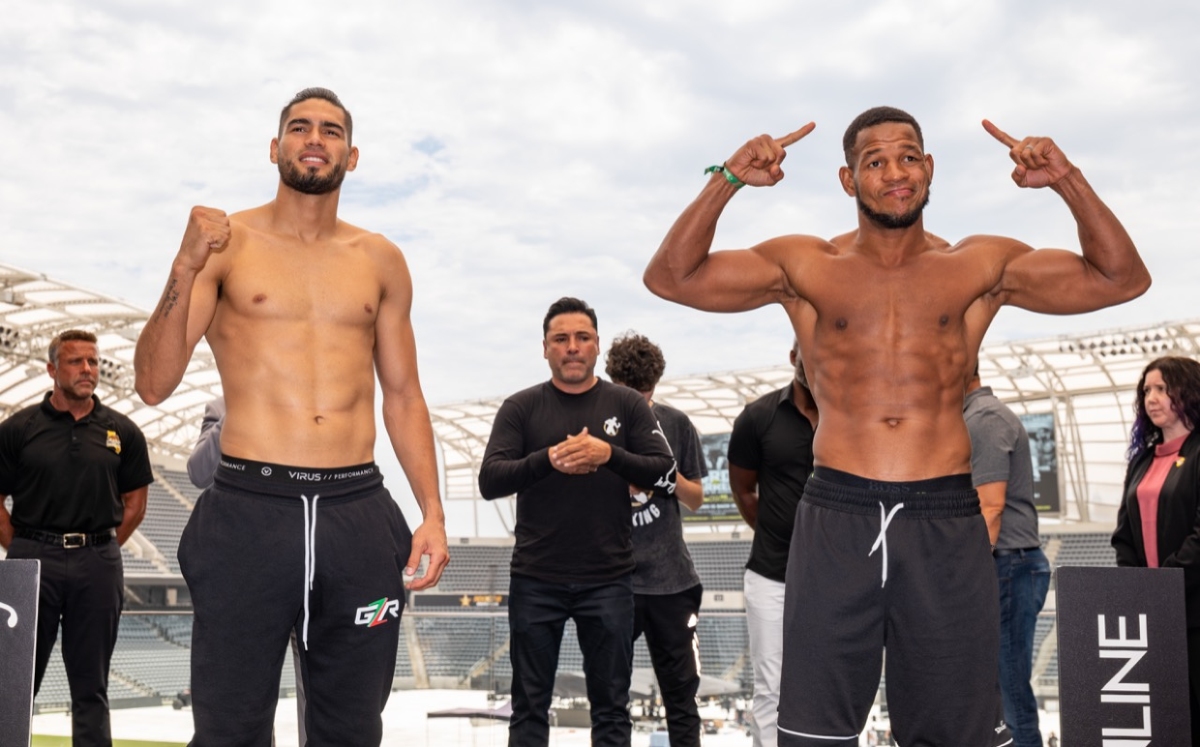Gilberto Ramírez y Sullivan Barrera (Golden Boy)