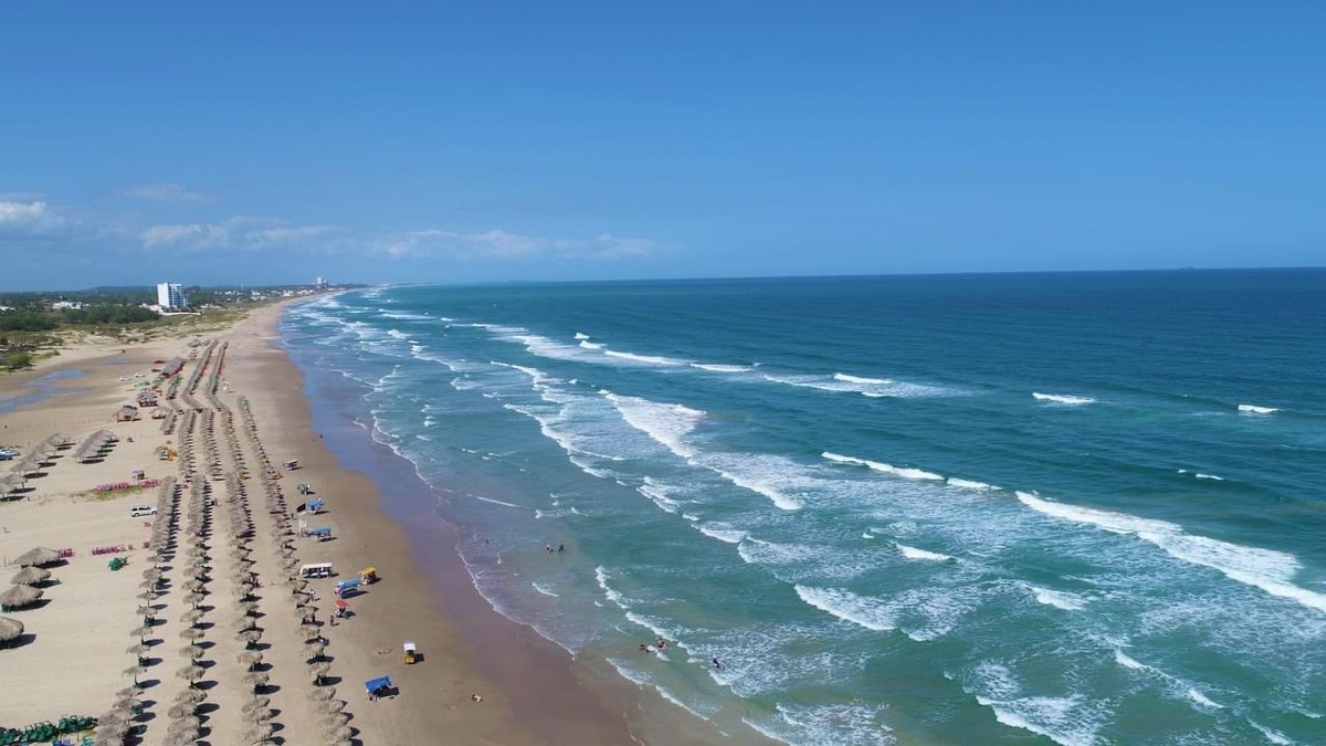 Playa Miramar de Ciudad Madero, Tamaulipas.