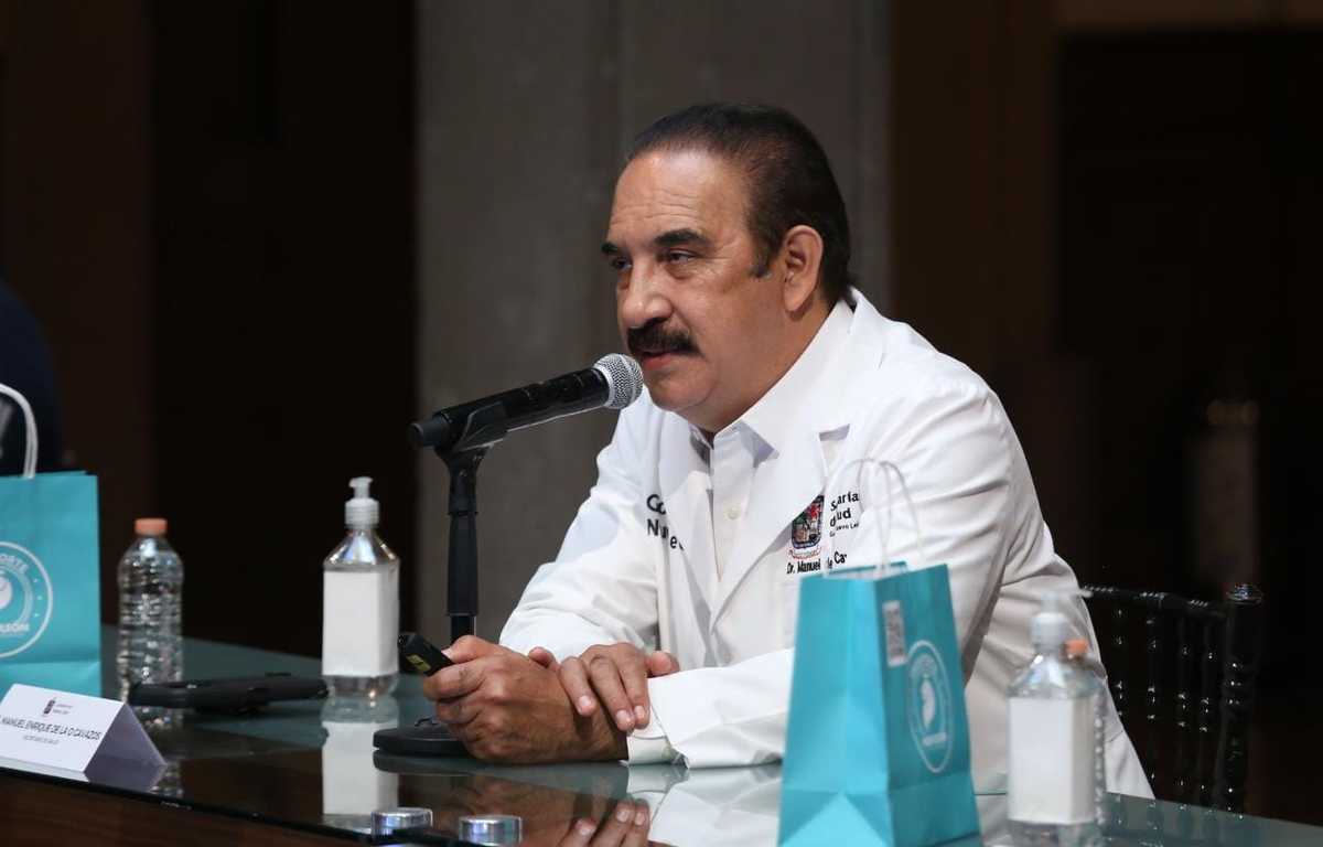 El secretario de Salud de Nuevo León, Manuel de la O Cavazos. Foto: Jorge López.