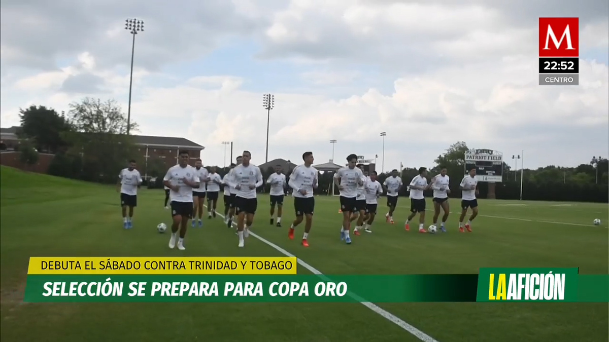 Selección mexicana se prepara para enfrentar a Trinidad y Tobago