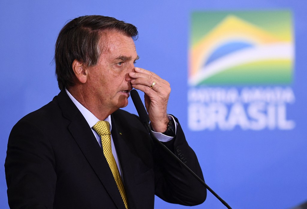 Bolsonaro ha estado denunciando un presunto fraude electoral antes de las elecciones. (AFP)