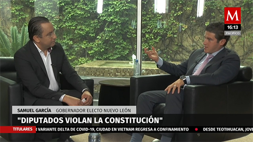“Diputados violan la constitución”: Samuel García
