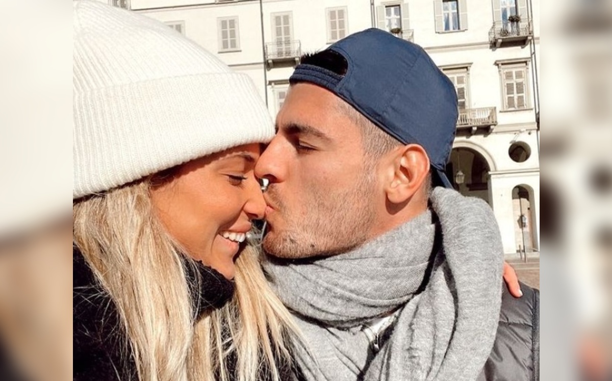 Alice Campbello y Álvaro Morata (Instagram @alicecampello)